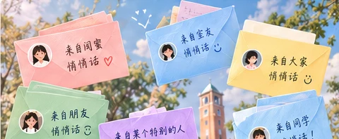 多人祝福信封的概念示意